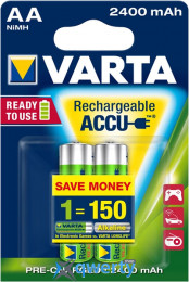 Varta Rechargeable Accu 2400mAh AA/LR6 2шт NiMH (56756101402)