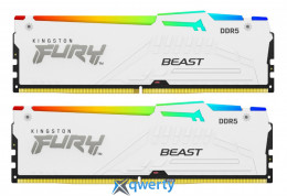 Kingston DDR5 64GB (2x32GB) 6000Mhz FURY Beast RGB White ((KF560C36BWEAK2-64)
