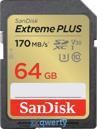 SD 64GB SanDisk Extreme Plus Class 10 V30 (SDSDXW2-064G-GNCIN)