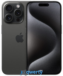 Apple iPhone 15 Pro 256GB Dual SIM Black Titanium (MTQ83)