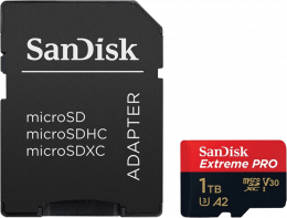 microSD SanDisk Extreme 1TB (SDSQXCD-1T00-GN6MA)