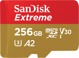 microSD SanDisk Extreme For Mobile Gaming 256GB (SDSQXAV-256G-GN6GN)