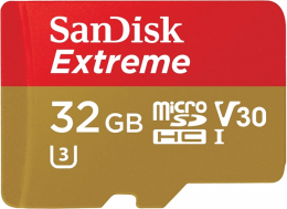 microSD SanDisk Extreme 32GB (SDSQXAF-032G-GN6GN)