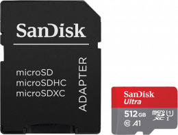 microSD SanDisk Ultra 512GB (SDSQUAC-512G-GN6MA)