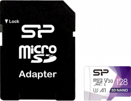 microSD Silicon Superior Color 128GB (SP128GBSTXDU3V20AB)
