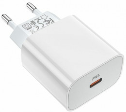 СЗУ Hoco C76A Plus 20W USB-C White (6931474746917)