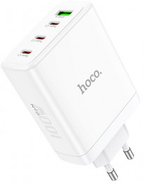 СЗУ Hoco N31 100W USB-A+USB-Cx3 White (6931474784179)
