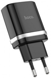 СЗУ Hoco C12Q Smart 18W USB-A Black (6931474716255)