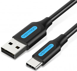 Vention USB-A - USB-C 3A/480Mbps 1m Black (COKBF)