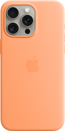 Silicone Case with Animation MagSafe iPhone 15 Pro Max Orange Sorbet (Copy)