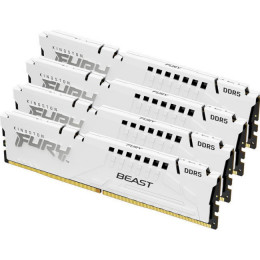 KINGSTON FURY Beast White DDR5 5200MHz 128GB Kit 4x32GB (KF552C40BWK4-128)