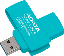 USB-A 5Gbps ADATA UC310 Eco 128GB Green (UC310E-128G-RGN)