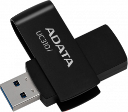 USB-A 5Gbps ADATA UC310 Eco 64GB Black (UC310-64G-RBK)