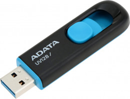 USB-A 5Gbps ADATA UV128 256GB Black/Blue (AUV128-256G-RBE)