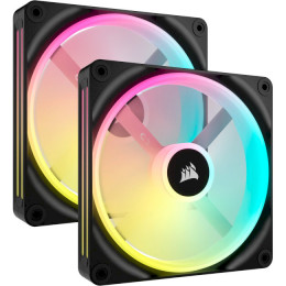 CORSAIR iCUE Link QX140 RGB PWM Black 2-Pack (CO-9051004-WW)