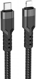Hoco U110 USB-C-Lightning 20W 1.2m Black (6931474770547)