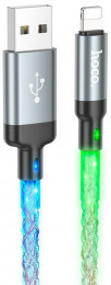 Hoco U112 Shine USB-A-Lightning 2.4A 1m Gray (6931474788801)