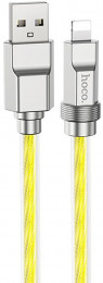 Hoco U113 USB-A-Lightning 2.4A 1m Gold (6931474790033)