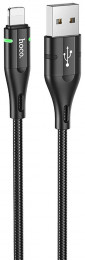 Hoco U93 Shadow USB-A-Lightning 2.4A 1.2m Black (6931474732132)