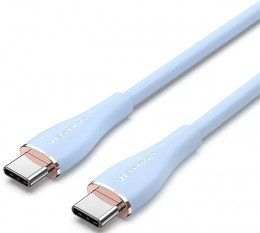 Vention Flow Silicone USB-C-USB-C 100W/5A 1.5m Blue (TAWSG)