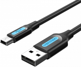 Vention USB-A - miniUSB 2A/480Mbps 1m (COMBF)