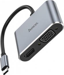 Hoco HB29 USB-C→HDMI/VGA (6931474778291)