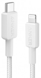 Anker Powerline 322 USB-C - Lightning 3A/480Mbps 0.9m White (A81B5H21/A81B5G21)