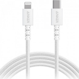 Anker PowerLine Select+ USB-A - Lightning 3A/480Mbps 1.8m White (A8618H21)