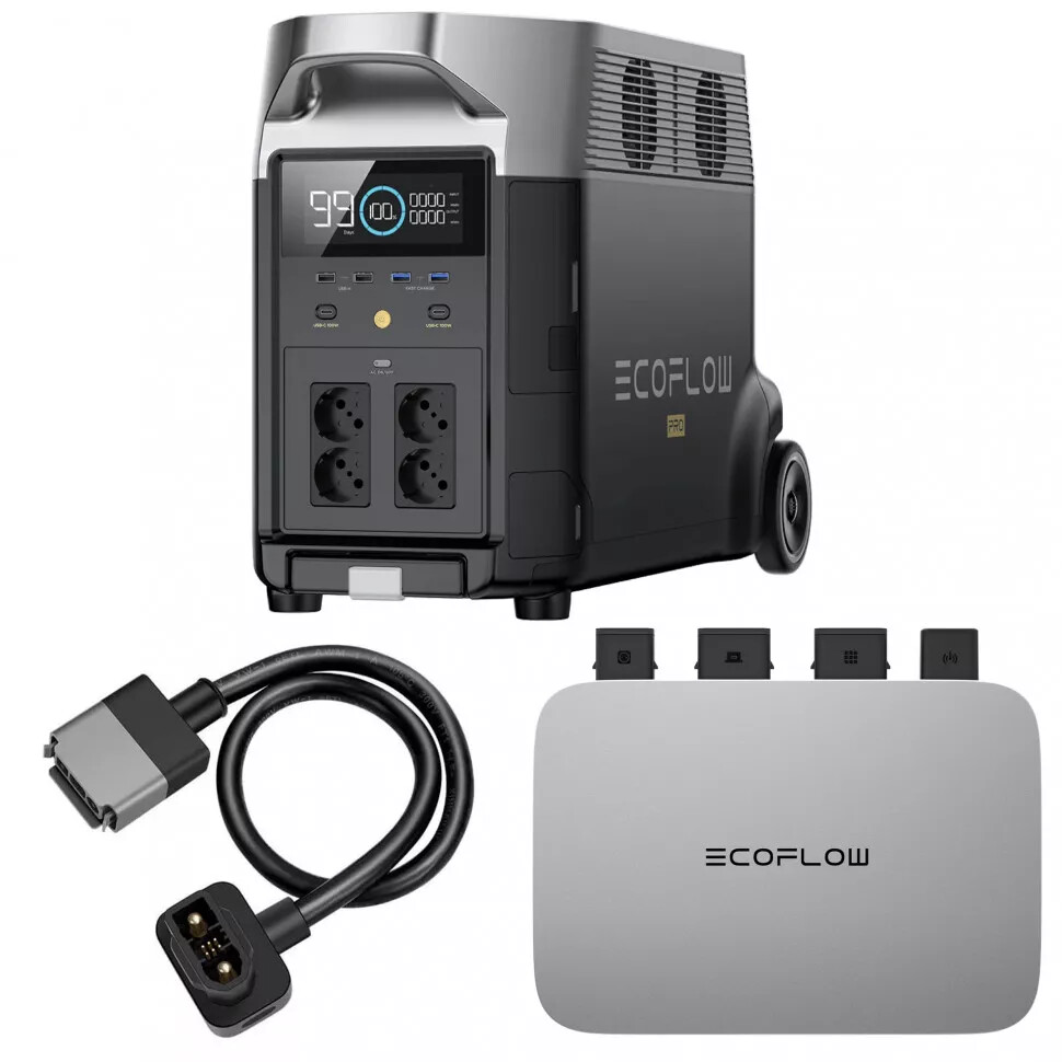 EcoFlow PowerStream – микроинвертор 800W + зарядная станция Delta Pro ...