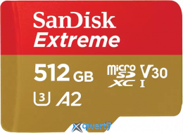 microSD SanDisk Extreme 512GB V30 A2 (SDSQXAV-512G-GN6MN)