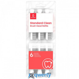 Oclean P2S6 W06 Standard Clean Brush Head White (6 шт) (6970810552188)