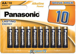 Panasonic LR06 AA 10шт Alkaline (LR6REB/10BW)
