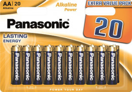 Panasonic AA 20шт Alkaline (LR6REB/20BW)