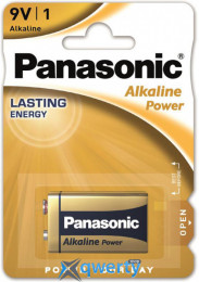 Panasonic Alkaline Power 6LF22 1шт Alkaline (6LR61REB/1BP)