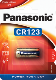 Panasonic CR123 1шт Li-ion (CR-123AL/1BP)
