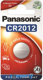 Panasonic CR2012 1шт Li-ion (CR-2012EL/1B)