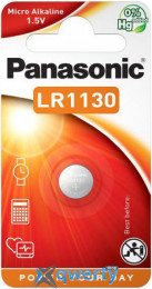 Panasonic LR1130 1шт Alkaline (LR-1130EL/1B)