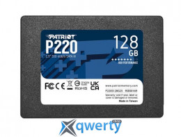Patriot 128GB P220 2.5 SATAIII TLC (P220S128G25)