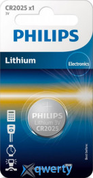 Philips Minicells CR2025 1шт Lithium (CR2025/01B)