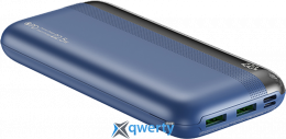 Remax Kiren (RPP-180) 20000mAh 22.5W USB-Ax2+USB-C Blue 6954851226345
