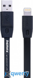 USB-A-Lightning 1m Remax Full Speed RC-001i Black (2000700008021)