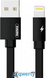 USB-A-Lightning 2m Remax Kerolla RC-094i Black (6954851284680)