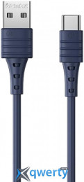 USB-A-USB-C 5A 1m Remax Zeron RC-068a Blue (6954851224310)
