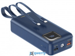 Remax Suji (RPP-550) 30000mAh QC+PD USB-Ax2+USB-C 20W Blue