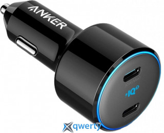 АЗУ Anker PowerDrive+ III 30W+18W USB-Cx2 Black (A2725H12)