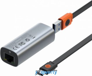 Baseus Gigabit Lan Adapter USB-A+USB-C→RJ45 (CAHUB-AF0G) 