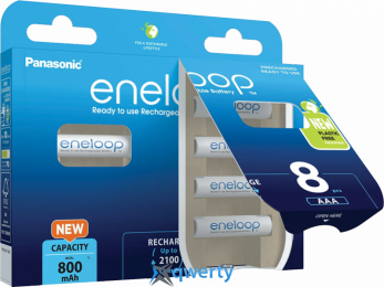 Panasonic Eneloop AAA/LR03/MN2400 800mAh 8шт Ni-MH (BK-4MCDE/8BE)