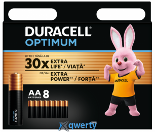 Duracell AA/LR6 Optimum 8шт (5014726/5015601)