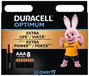 Duracell AAA/LR03 Optimum 8шт (5015602)