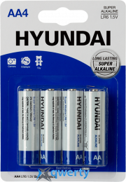 Hyundai AA/LR6 4шт Alkaline (HT7006001)